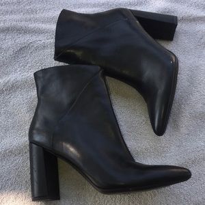 NINE WEST Black Booties